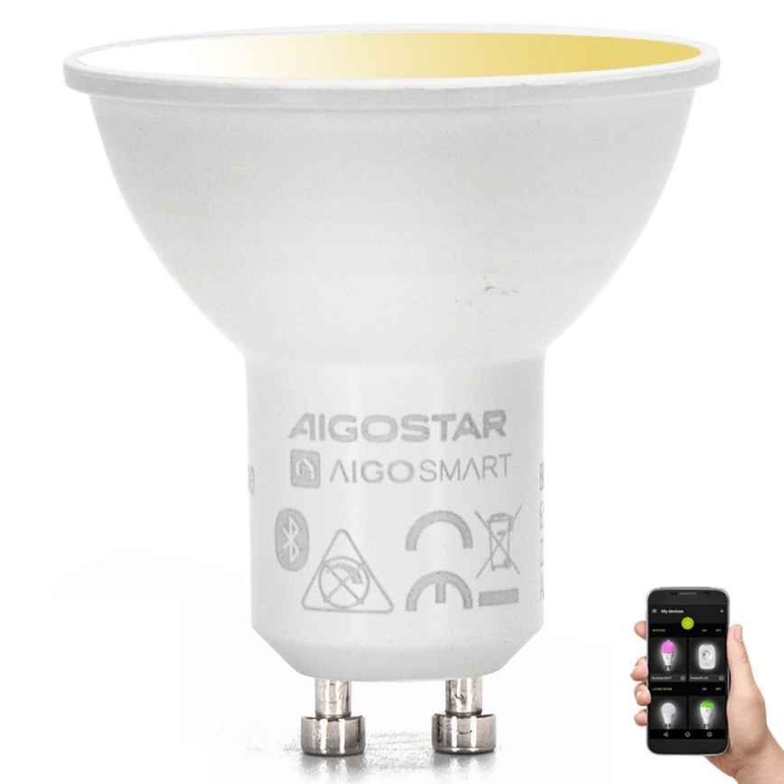 LED Żarówka ściemnialna GU10/6,5W/230V 2700-6500K - Aigostar