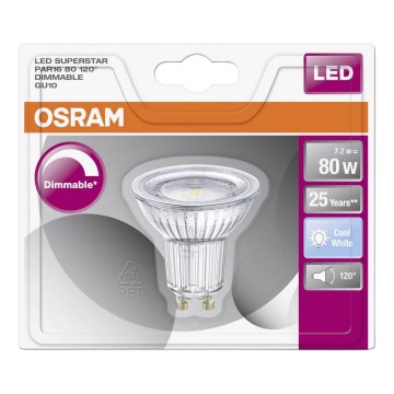 LED Żarówka ściemnialna GU10/8W/230V 4000K - Osram