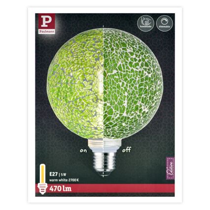 LED Żarówka ściemnialna MOSAIC G125 E27/5W/230V 2700K - Paulmann 28747