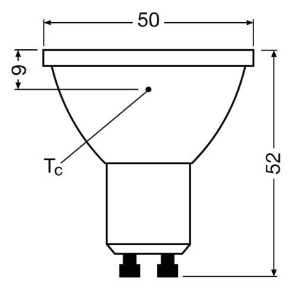 LED Żarówka ściemnialna PAR16 GU10/3,7W/230V 4000K CRI 90 - Osram