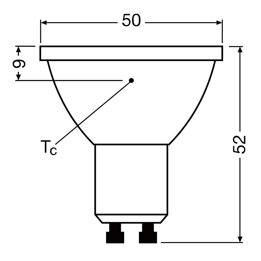 LED Żarówka ściemnialna PAR16 GU10/3,7W/230V 4000K CRI 90 - Osram