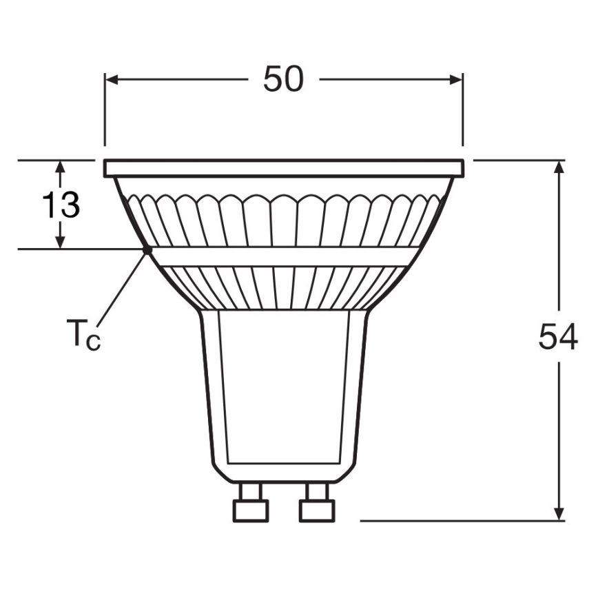 LED Żarówka ściemnialna PAR16 GU10/4,7W/230V 4000K 36° CRI 90 - Osram