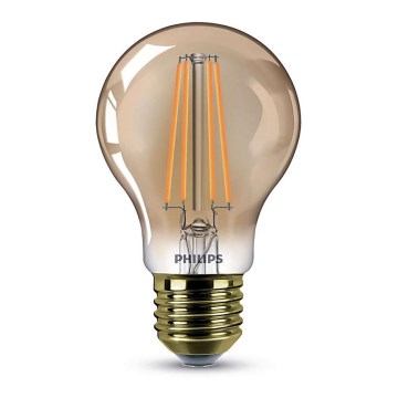 LED Żarówka ściemnialna Philips E27/8W/230V 2000K - VINTAGE
