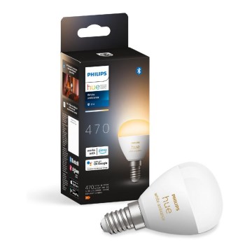 LED Żarówka ściemnialna Philips Hue WHITE AMBIANCE P45 E14/5,1W/230V 2200-6500K