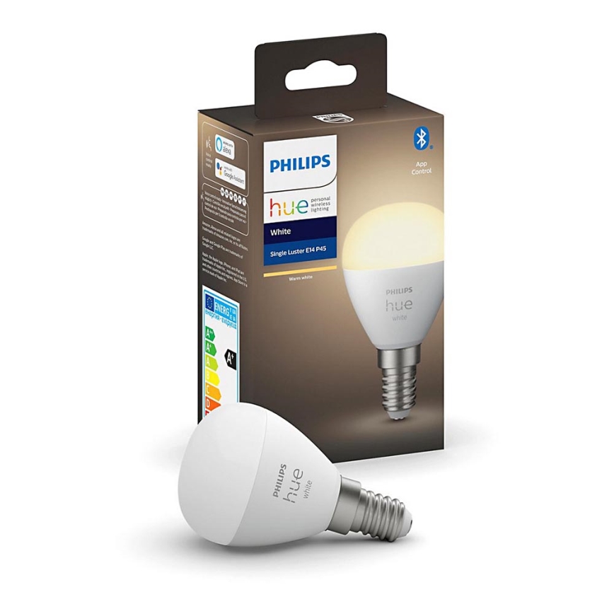 LED Żarówka ściemnialna Philips Hue WHITE AMBIANCE P45 E14/5,5W/230V 2700K