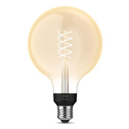 LED Żarówka ściemnialna Philips Hue WHITE FILAMENT G125 E27/7W/230V 2100K