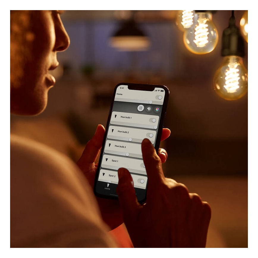 LED Żarówka ściemnialna Philips Hue WHITE FILAMENT G93 E27/7,2W/230V 2100K