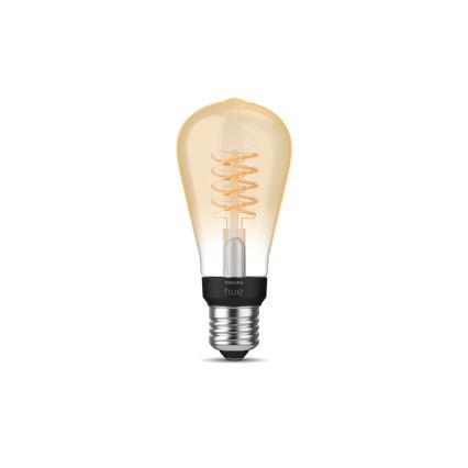 LED Żarówka ściemnialna Philips Hue WHITE FILAMENT ST64 E27/7W/230V 2100K