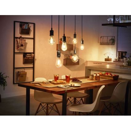 LED Żarówka ściemnialna Philips Hue WHITE FILAMENT ST72 E27/7W/230V 2100K