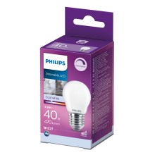 LED Żarówka ściemnialna Philips P45 E27/4,5W/230V 4000K