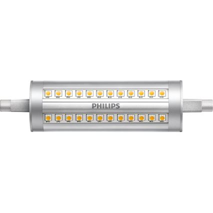 LED Żarówka ściemnialna Philips R7s/14W/230V 3000K 118 mm