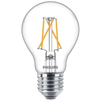 LED Żarówka ściemnialna Philips Warm Glow A60 B22/7W/230V 2200-2700K CRI 90