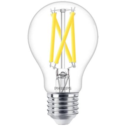 LED Żarówka ściemnialna Philips Warm Glow A60 E27/7,9W/230V 2200-2700K CRI 90