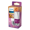LED Żarówka ściemnialna Philips Warm Glow B35 E27/3,4W/230V 2200-2700K CRI 90