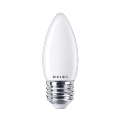 LED Żarówka ściemnialna Philips Warm Glow B35 E27/3,4W/230V 2200-2700K CRI 90