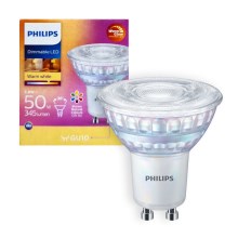 LED Żarówka ściemnialna Philips Warm Glow GU10/3,8W/230V 2200-2700K CRI 90