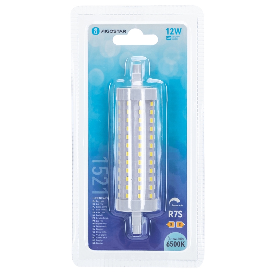 LED Żarówka ściemnialna R7s/12W/230V 6500K - Aigostar