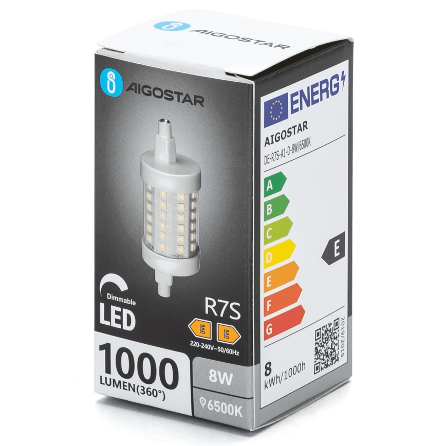 LED Żarówka ściemnialna R7s/8W/230V 6500K - Aigostar