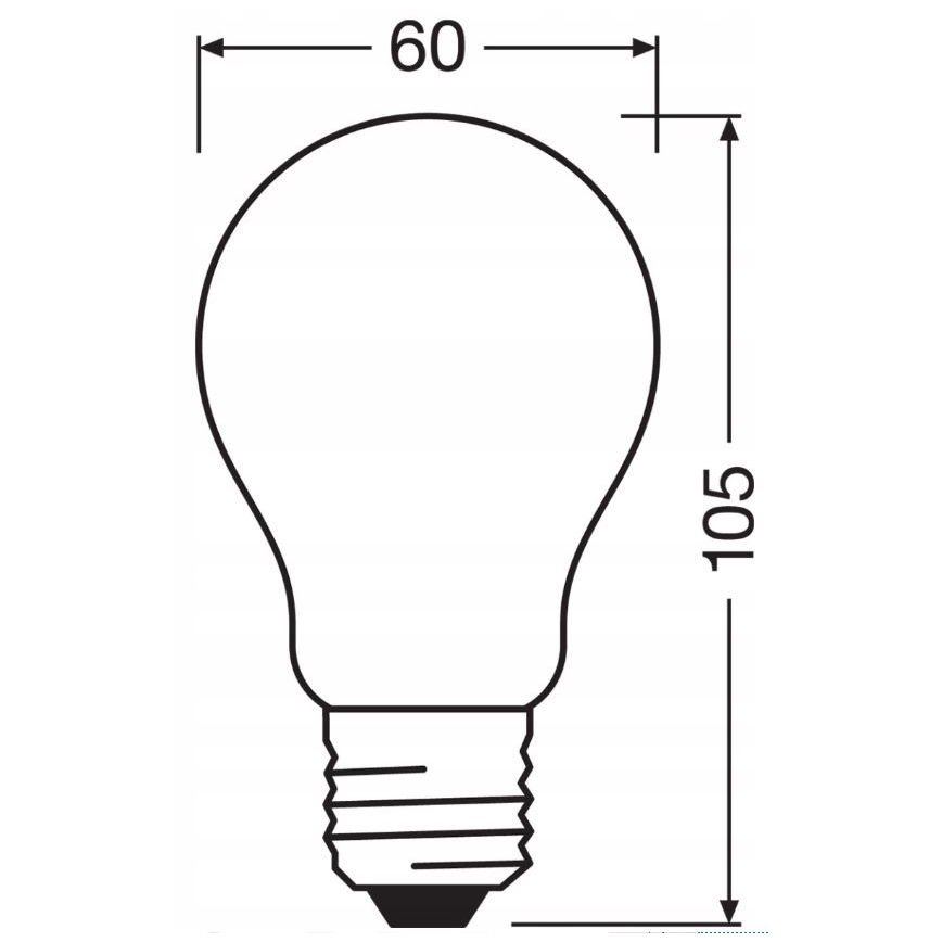 LED Żarówka ściemnialna RETROFIT A60 E27/11W/230V 4000K - Osram