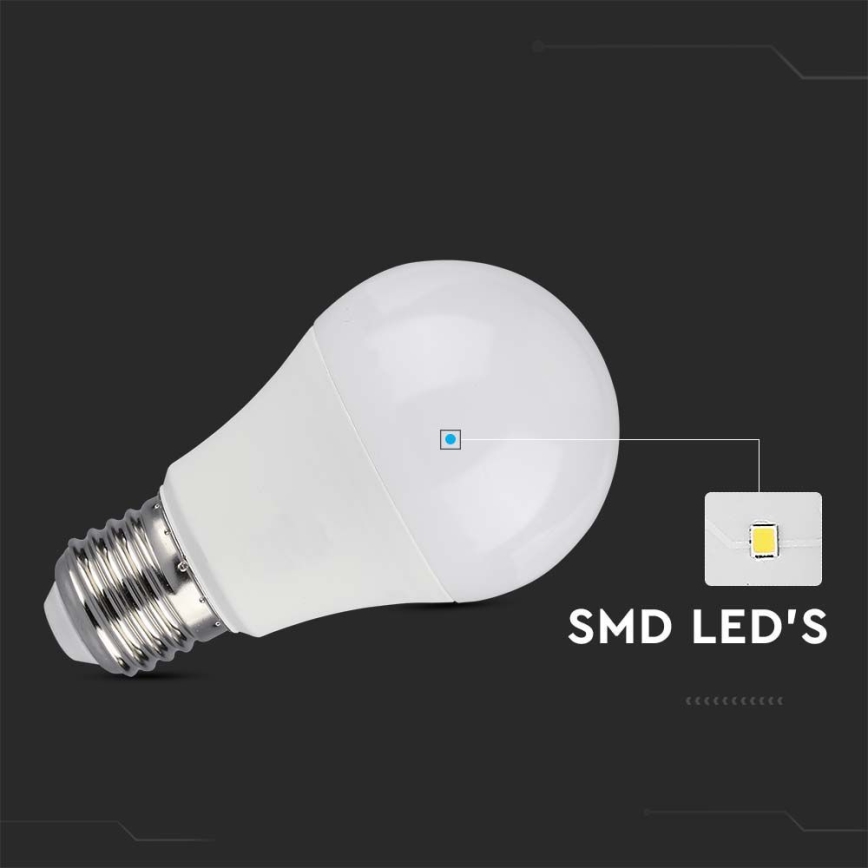 LED Żarówka ściemnialna SAMSUNG CHIP A60 E27/11W/230V 3000K