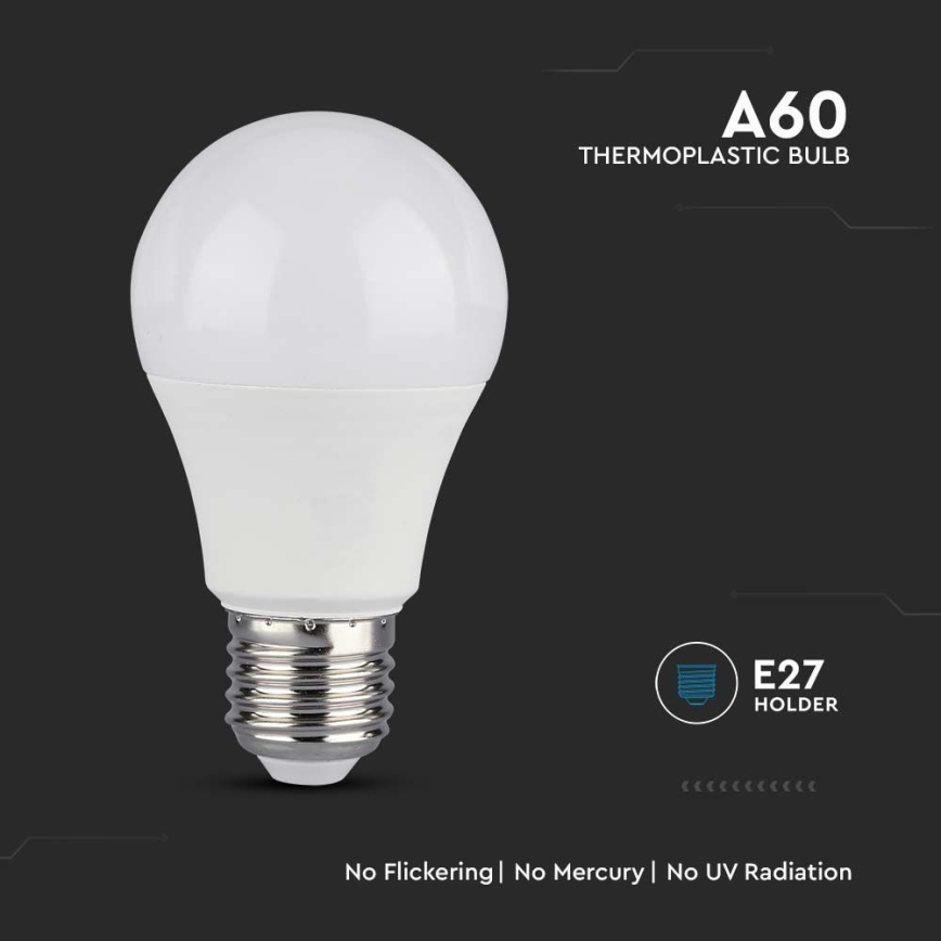 LED Żarówka ściemnialna SAMSUNG CHIP A60 E27/11W/230V 3000K