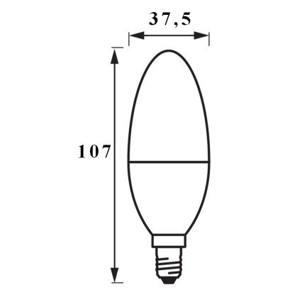 LED Żarówka ściemnialna SMART+ E14/5W/230V 2700K-6500K Wi-Fi - Ledvance