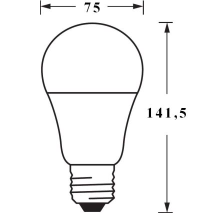 LED Żarówka ściemnialna SMART+ E27/14W/230V 2700K-6500K Wi-Fi - Ledvance