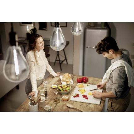 LED Żarówka ściemnialna SMOKY VINTAGE Philips A160 E27/6,5W/230V 4000K