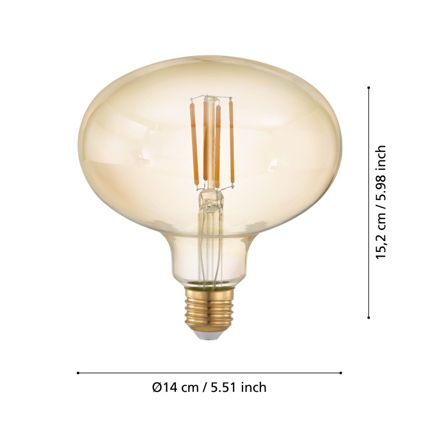LED Żarówka ściemnialna VINTAGE E27/4W/230V 2200K - Eglo 12596
