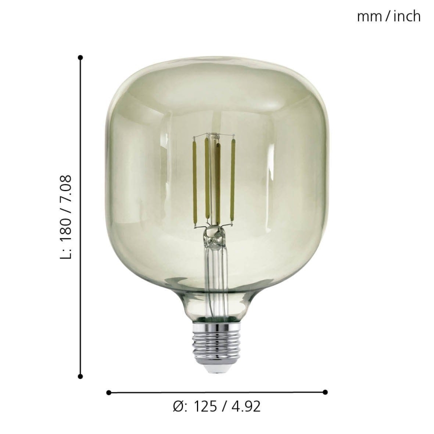 LED Żarówka ściemnialna VINTAGE E27/4W/230V 3000K  - Eglo 12597