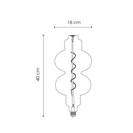 LED Żarówka ściemnialna VINTAGE EDISON E27/4W/230V 2200K CRI 90
