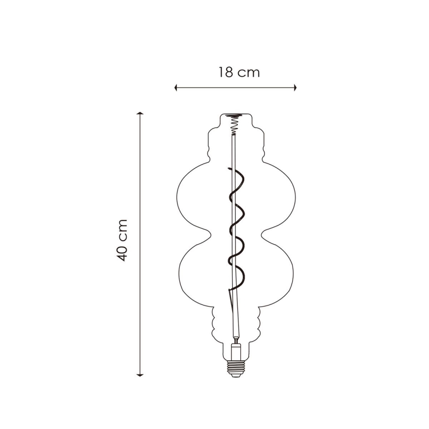 LED Żarówka ściemnialna VINTAGE EDISON E27/4W/230V 2200K CRI 90