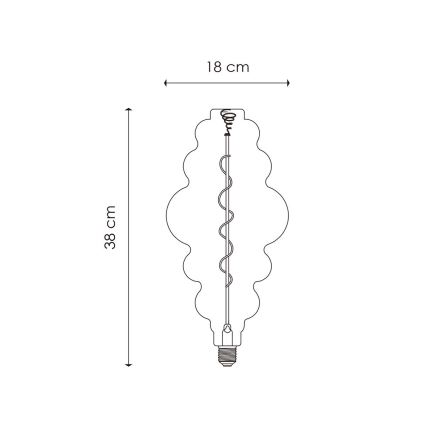 LED Żarówka ściemnialna VINTAGE EDISON E27/4W/230V 2700K