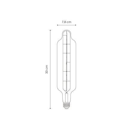 LED Żarówka ściemnialna VINTAGE EDISON E27/5W/230V 1800K