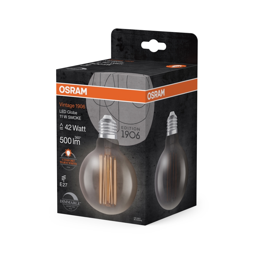 LED żarówka ściemnialna VINTAGE FILAMENT E27/11W/230V 1800K - Osram