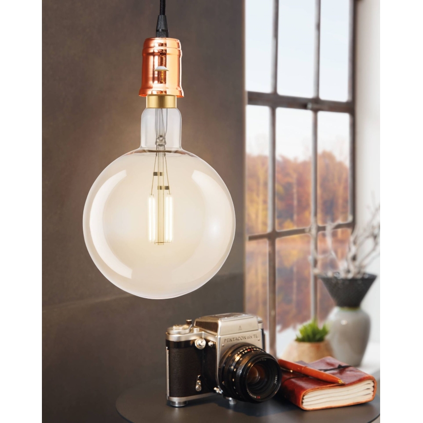 LED Żarówka ściemnialna VINTAGE G200 E27/4W/230V 2200K - Eglo 12593