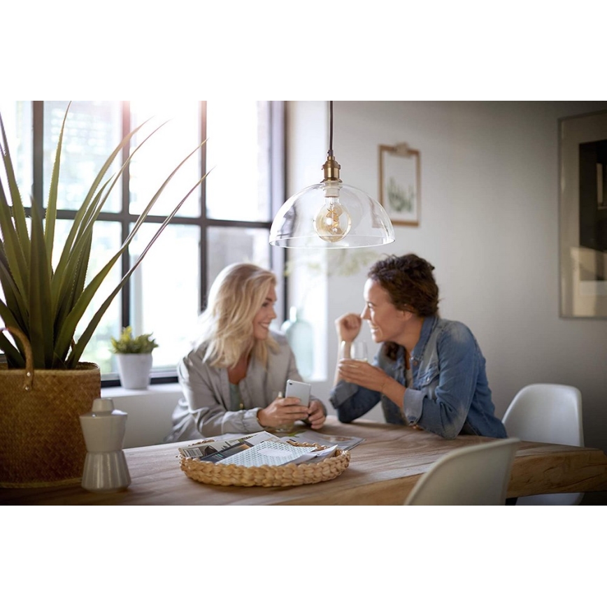 LED Żarówka ściemnialna VINTAGE Philips G93 E27/4W/230V 1800K