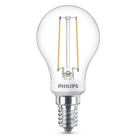 LED Żarówka ściemnialna VINTAGE Philips P45 E14/2,7W/230V 2700K