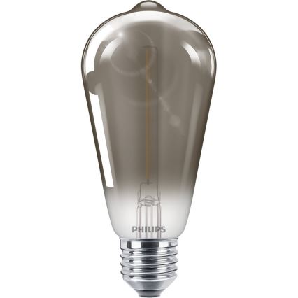 LED Żarówka SMOKY VINTAGE Philips ST64 E27/2,3W/230V 2700K