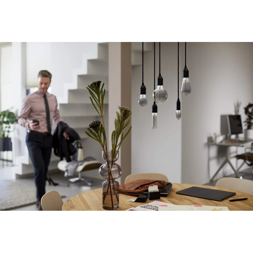 LED Żarówka SMOKY VINTAGE Philips ST64 E27/2,3W/230V 2700K
