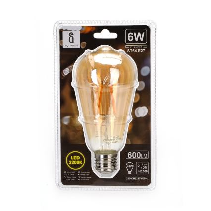 LED Żarówka ST64 E27/6W/230V 2200K - Aigostar