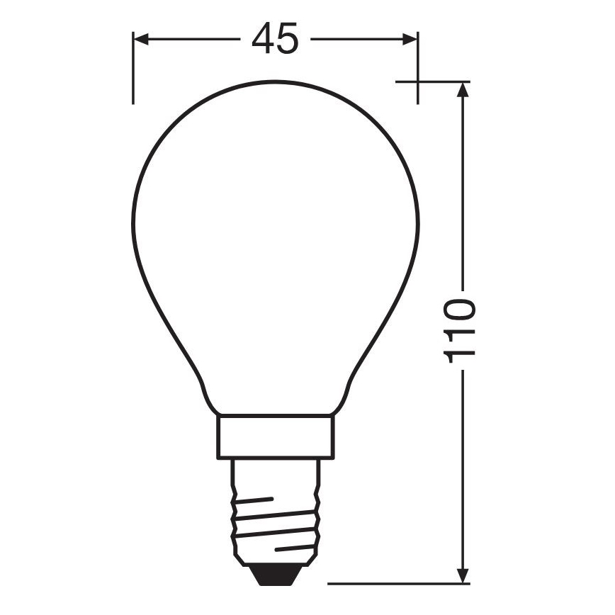 LED Żarówka STAR E14/6,5W/230V 2700K - Osram
