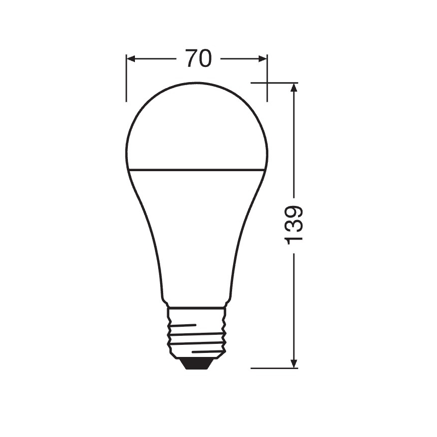 LED Żarówka STAR E27/19W/230V 6500K - Osram