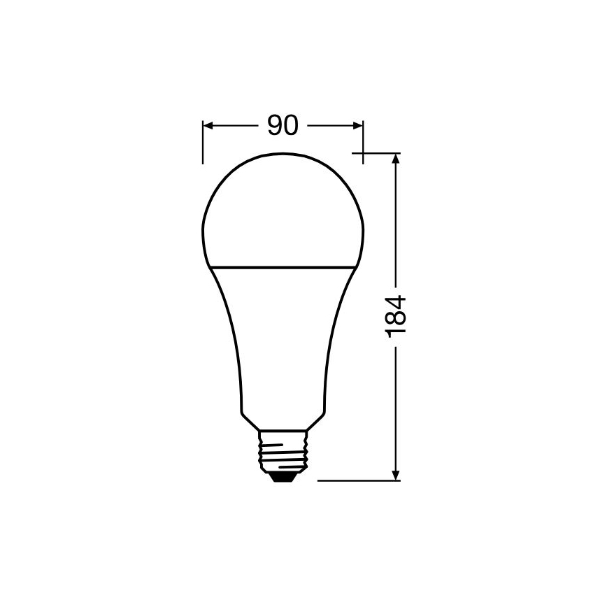 LED Żarówka STAR E27/24,9W/230V 2700K - Osram