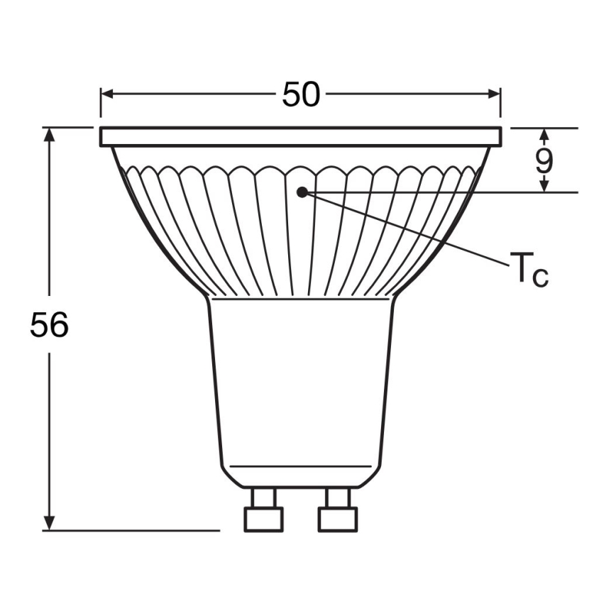 LED Żarówka STAR PAR16 GU10/4,3W/230V 4000K 120° - Osram