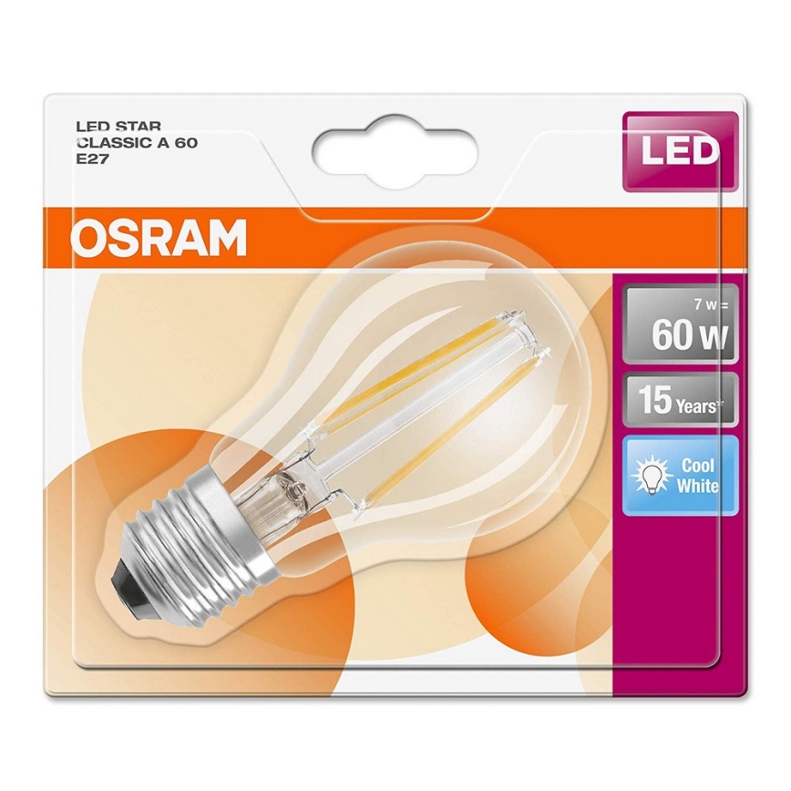 LED Żarówka STAR E27/6,5W/230V 4000K – Osram