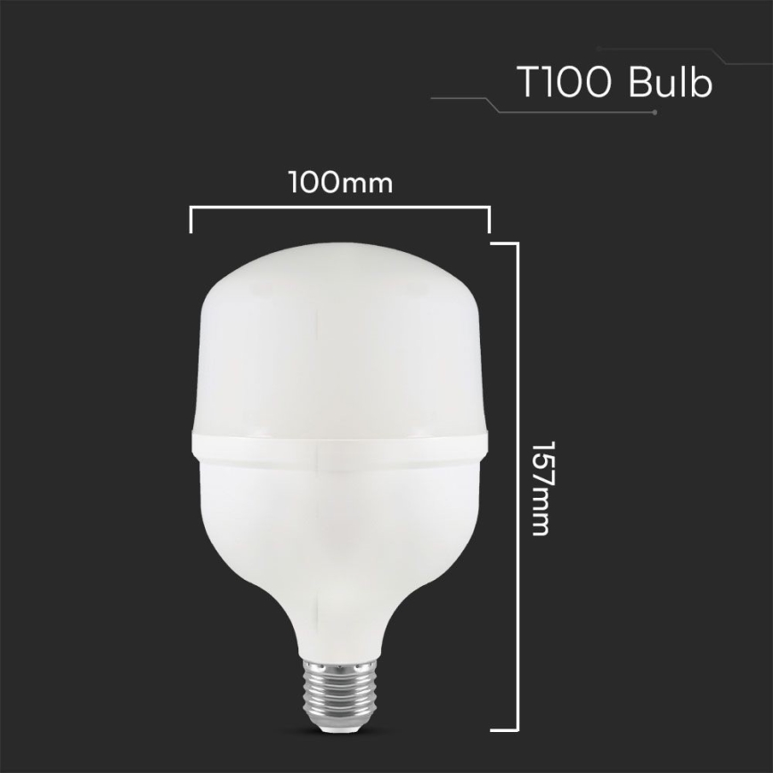LED Żarówka T100 E27/30W/230V 4000K