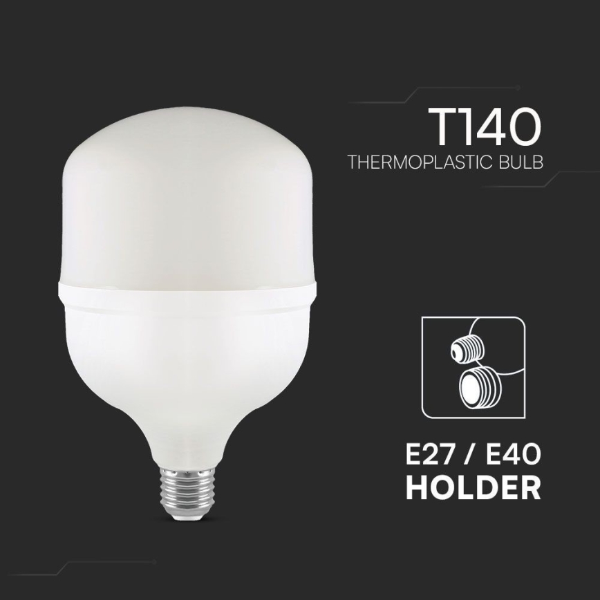 LED Żarówka T140 E40 E27/50W/230V 6500K