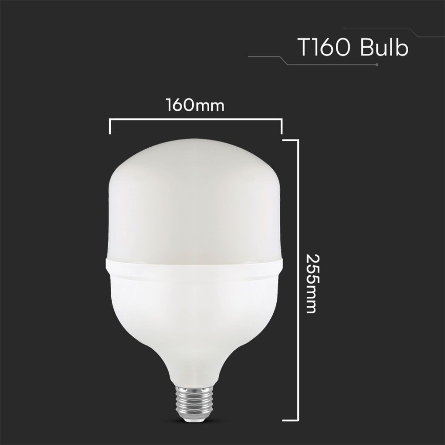 LED Żarówka T160 E27/60W/230V 6500K