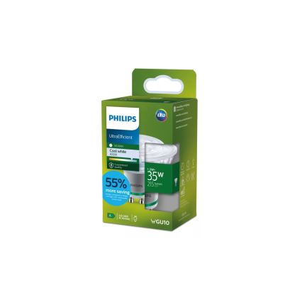 LED Żarówka ULTRAEFFICIENT Philips PAR16 GU10/1,2W/230V 4000K